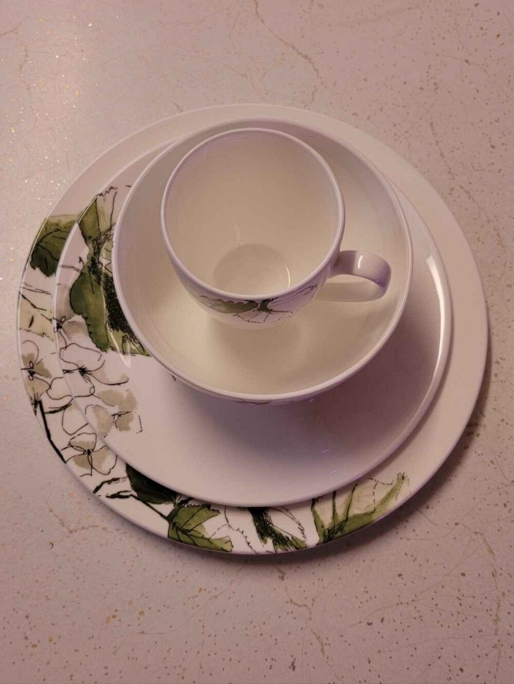 Vera Wang Wedgewood Floral Leaf China
